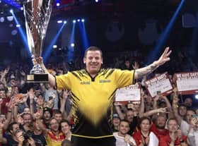 St Helens darts players Dave Chisnall.