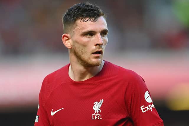 Liverpool defender Andy Robertson. Picture: Michael Regan/Getty Images
