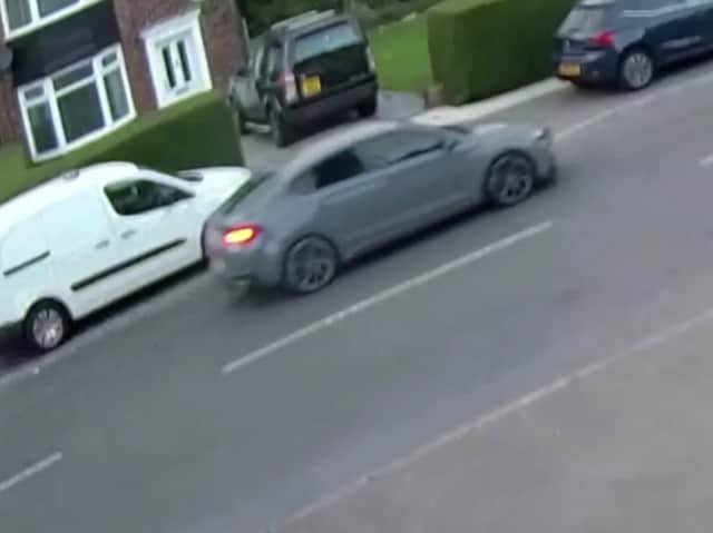 The grey Hyundai 103 N Performance car police are hunting. Image: Merseyside Police