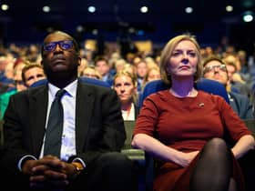 Liz Truss and Kwasi Kwarteng have abandoned a plan to abolish the top rate of income tax (Photo: Getty Images)