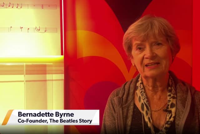 Bernadette Byrne, co-founder, The Beatles Story.
