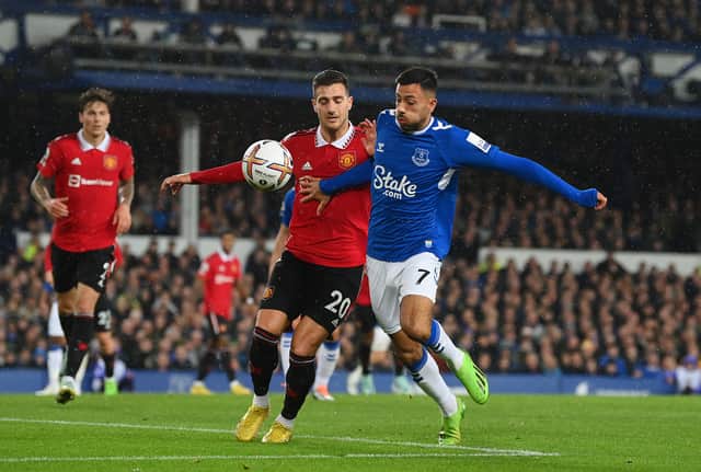 Dwight McNeil in action for Everton. Picture: Michael Regan/Getty Images