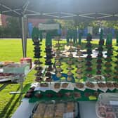 A range of homemade cakes were on display at Rainford High’s coffee morning.