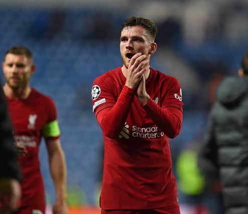 Liverpool defender Andy Robertson. Picture: John Powell/Liverpool FC via Getty Images