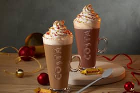 Costa’s new Latte and Hot Chocolate flavours are served with a Toblerone tiny bar