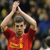 Jon Flanagan of Liverpool applauds the fans at the end of the Barclays Premier League match between Liverpool and Swansea City at Anfield on February 23, 2014 in Liverpool, England.  (Photo by Andrew Powell/Liverpool FC via Getty Images)