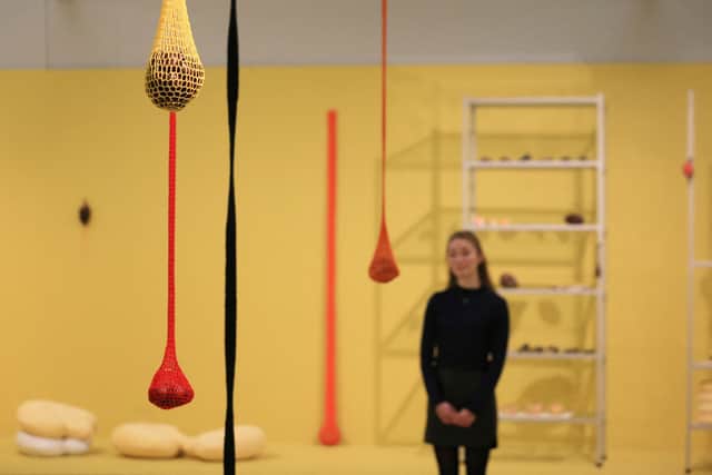 Turner Prize shortlisted artist Veronica Ryan’s work at Tate Liverpool in Liverpool. Image: LINDSEY PARNABY/AFP via Getty Images