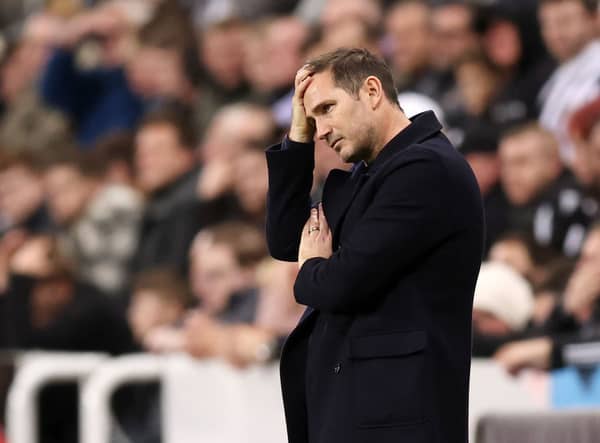 Everton manager Frank Lampard. (Photo by George Wood/Getty Images)