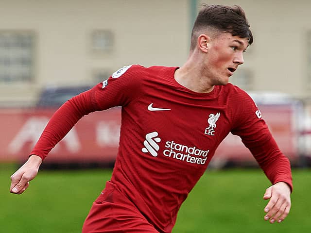 Calvin Ramsay in action for Liverpool under-21s. Picture: Nick Taylor/Liverpool FC/Liverpool FC via Getty Images