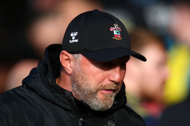 Southampton manager Ralph Hasenhuttl. (Photo by Charlie Crowhurst/Getty Images)