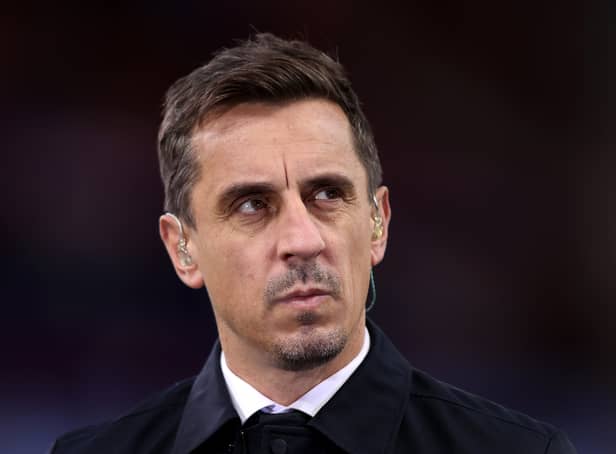<p>Sky Sports pundit Gary Neville. Picture: Naomi Baker/Getty Images</p>