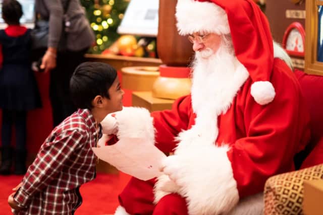Kids can enjoy an intimate story time with Santa and his elves. 