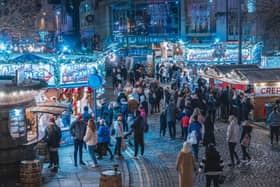 Liverpool Christmas Markets. Photo: St George’s Hall.