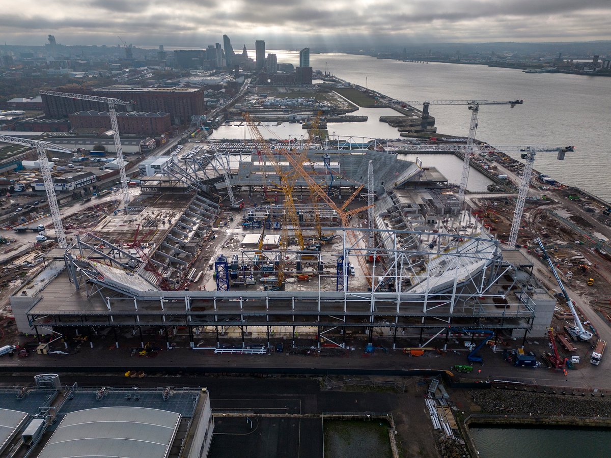 Pembaruan stadion Bramley-Moore Dock baru Everton sebagai klaim atas stadion Tottenham Hotspur