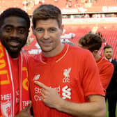 Kolo Toure alongside Steven Gerrard. Picture: John Powell/Liverpool FC via Getty Images