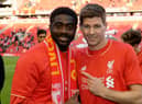Kolo Toure alongside Steven Gerrard. Picture: John Powell/Liverpool FC via Getty Images