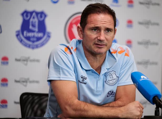 <p>Everton manager Frank Lampard has compiled a list of transfer targets. Image: Brett Hemmings/Getty Images for Bursty</p>