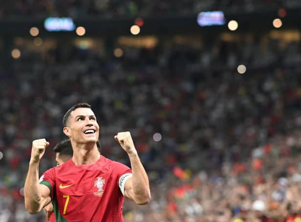 <p>Former Manchester United star Cristiano Ronaldo. (Photo by KIRILL KUDRYAVTSEV/AFP via Getty Images)</p>