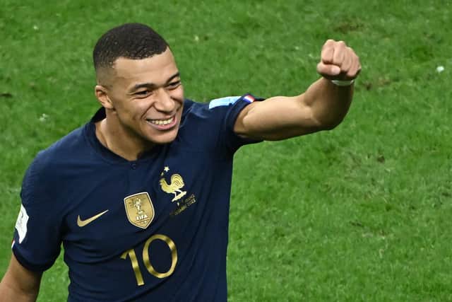 Kylian Mbappe is currently the leading goalscorer at the Qatar 2022 World Cup. (Getty Images)