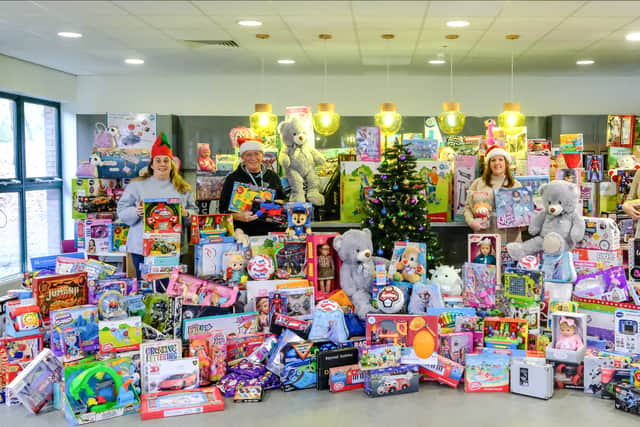  The toys will be delivered to disadvantaged children in Halton this festive period.