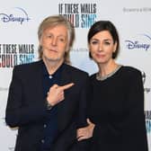 Sir Paul McCartney and Mary McCartney arrive at the UK premiere of "If These Walls Could Sing" at Abbey Road Studios on December 12, 2022 in London, England. (Photo by Joe Maher/Getty Images)