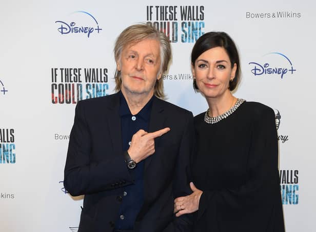 <p>Sir Paul McCartney and Mary McCartney arrive at the UK premiere of "If These Walls Could Sing" at Abbey Road Studios on December 12, 2022 in London, England. (Photo by Joe Maher/Getty Images)</p>