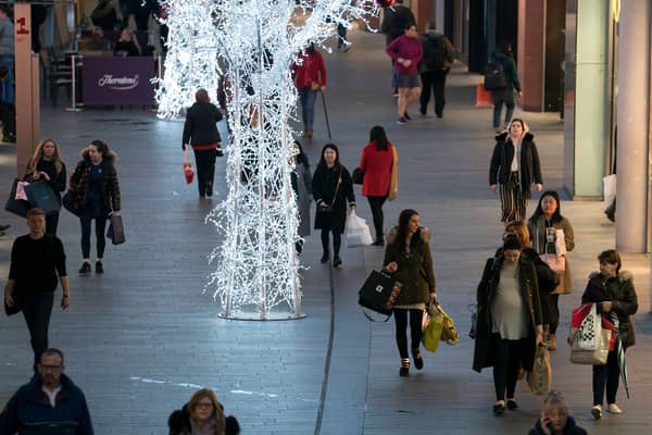 Christmas shopping in Liverpool ONE. Image: Christopher Furlong/Getty