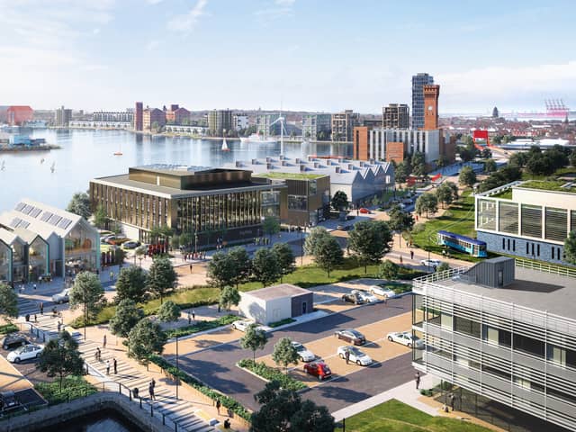 This is what Wirral Waters might look like in the future (Credit Peel L&P)