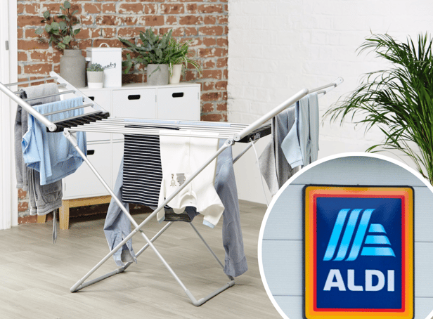 <p>Aldi has re-launched its popular heated clothes airer to help people save money this winter.</p>