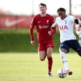 Calvin Ramsay was sent off for Liverpool under-21s against Tottenham. Picture: Jan Kruger/Getty Images