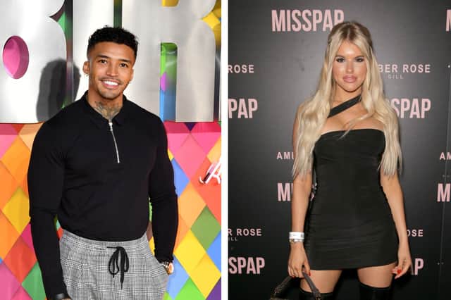 Hayley Hughes took part in series four and Michael Griffiths took part in series five of Love Island. (Photo credit: Getty Images)
