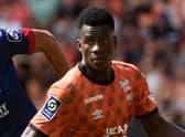 Lorient winger Dango Ouattara. Picture: JEAN-FRANCOIS MONIER/AFP via Getty Images