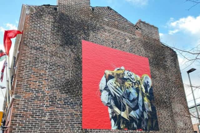 Last year, Chinatown had a painted mural in honour of the Year of the Tiger. Image: Emma Dukes/LiverpoolWorld