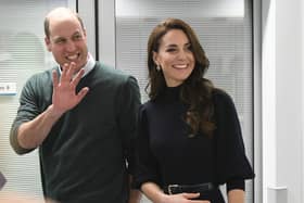 William and Kate are all smiles as they tour the Royal Liverpool University Hospital.