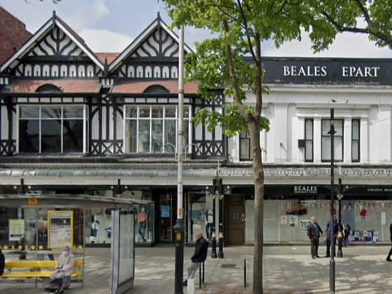 Next is located next to the empty Beales department store. Image: Google