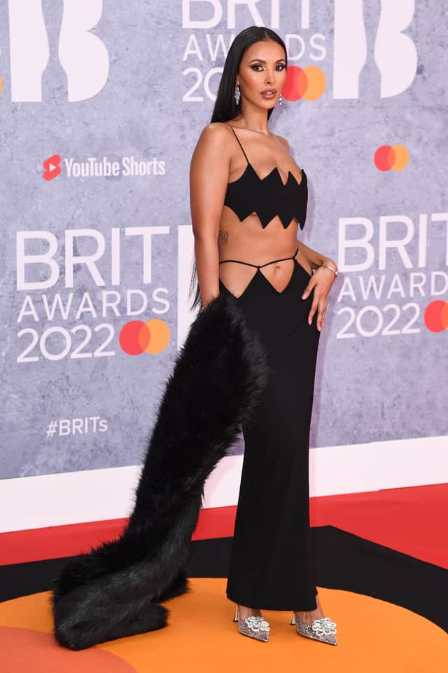 Maya Jama attends The BRIT Awards 2022  (Getty)