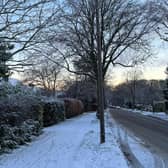 Snow and frost in Wirral this Image: LiverpoolWorld