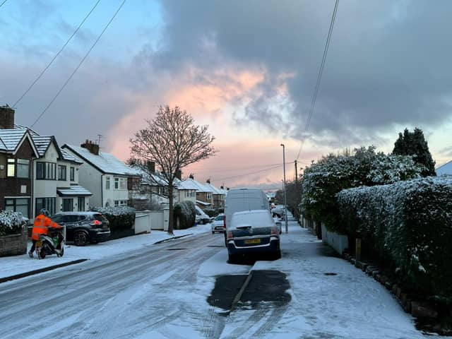 Snow and frost in Wirral. Photo: LiverpoolWorld