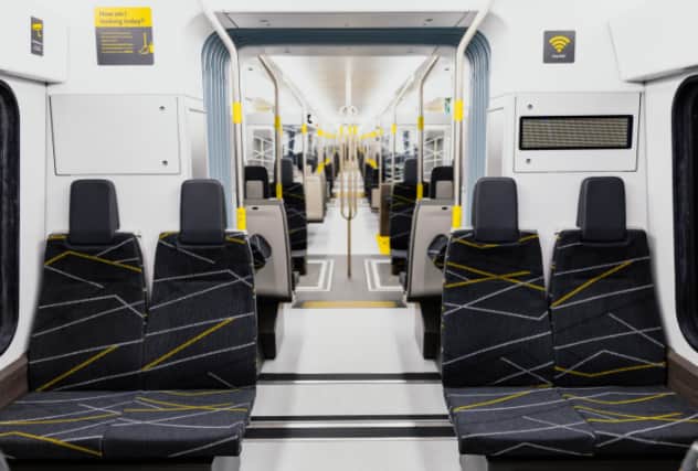 The new trains feature of mixture of seating types. Image: Merseyrail