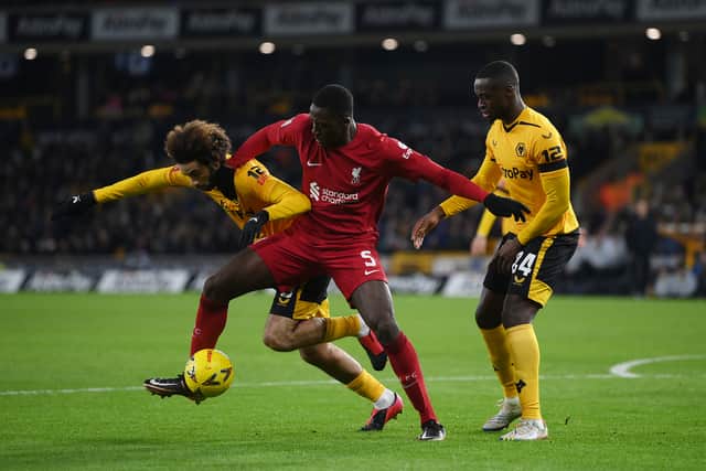 Liverpool defender Ibrahima Konate. Picture:  Shaun Botterill/Getty Images