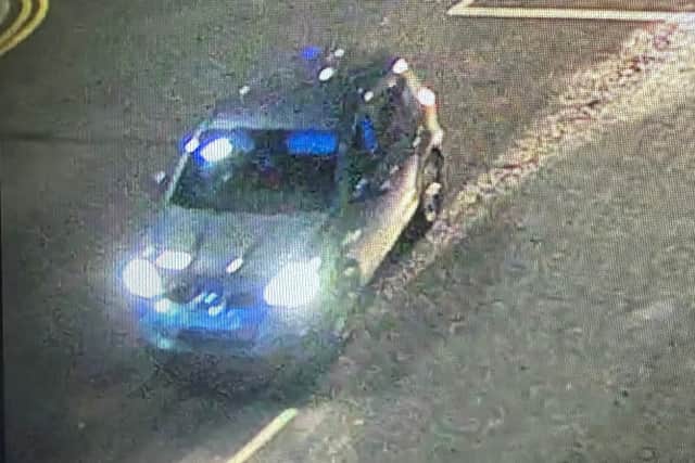 A light-coloured Nissan Qashqai was spoted driving along Melrose Road in the direction of Selwyn Street in Kirkdale after the shooting. Image: Merseyide Police