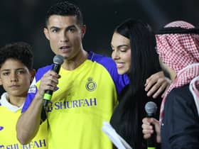Cristinao Ronaldo faces Lionel Messi in his Saudi debut. (Getty Images)
