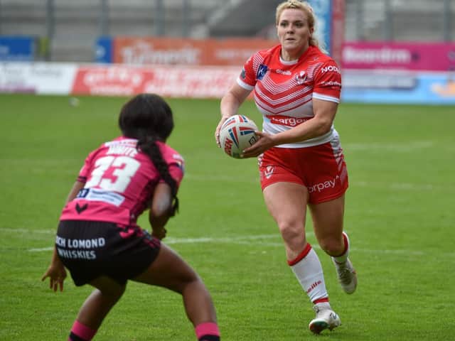 Amy Hardcastle has left St Helens for deadly rivals Leeds Rhinos