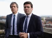 Northern Mayors, Andy Burnham and Steve Rotheramn. Image: Christopher Furlong/Getty Images