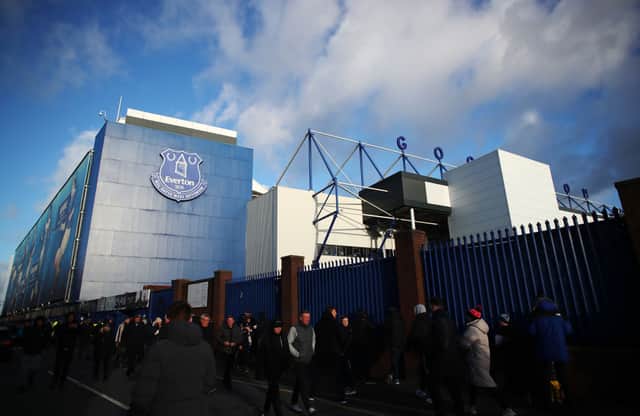 Goodison Park, the home of Everton Football Club.  (Photo by Jan Kruger/Getty Images)