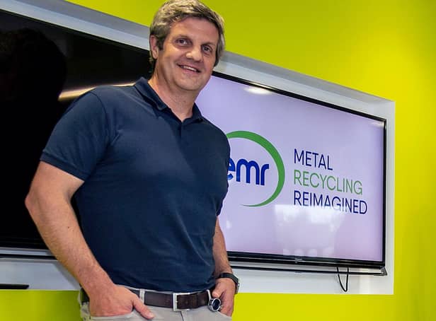 <p>Chris Sheppard, CEO at European Metal Recycling. Image: EMRMetalRecycling/Facebook</p>