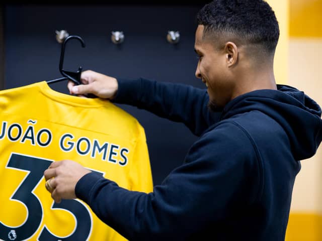 Wolves have announced the signing of Joao Gomes from Flamengo.