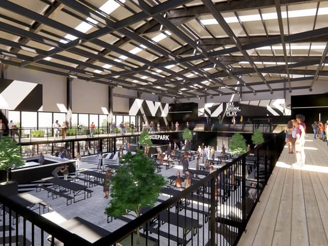 This is how the venue could look. Image: BOXPARK