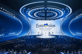 The stunning Eurovision stage in Liverpool. Photo: BBC.