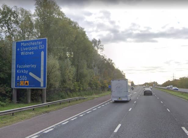 <p>Junction 6, M57, Kirkby. Image: Google Street View</p>